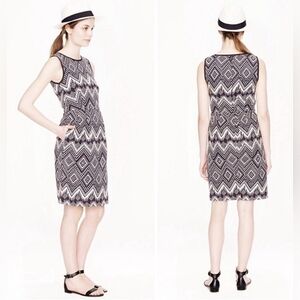 NWT J.Crew Diamond Ikat Sleeveless Dress Size 6